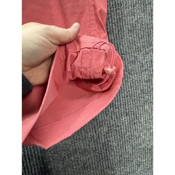 Eddie Bauer First Ascent Capri Pants Women 14 Pink Guide Pro Cargo Hiking EUC - Picture 2 of 11